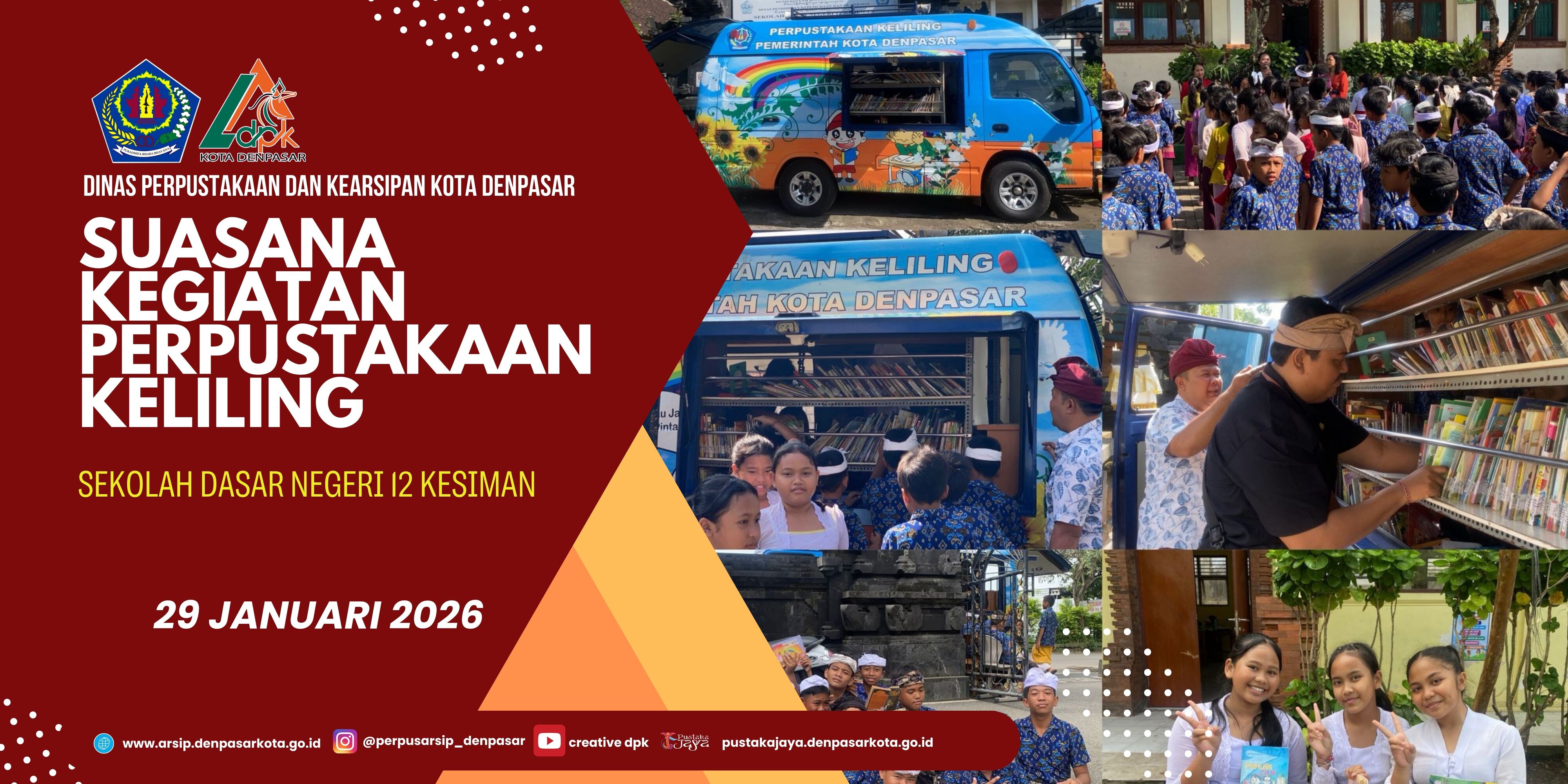 Layanan Perpustakaan Keliling ke Sekolah Dasar